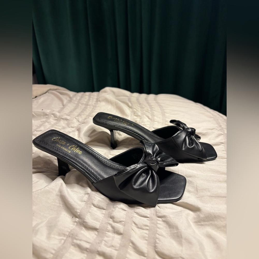 Chase and Chloe - Kianna Bow Slide Sandal
